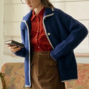 Simply Retro Navy Sweater